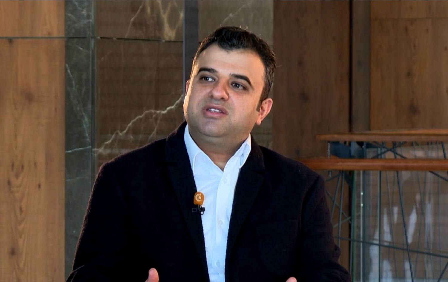 Omer Ocalan speaks to Rudaw on January 30, 2025. Photo: Rudaw