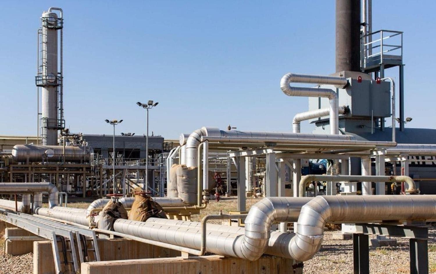 Khor Mor gas field in Sulaimani province. Photo: Dana Gas