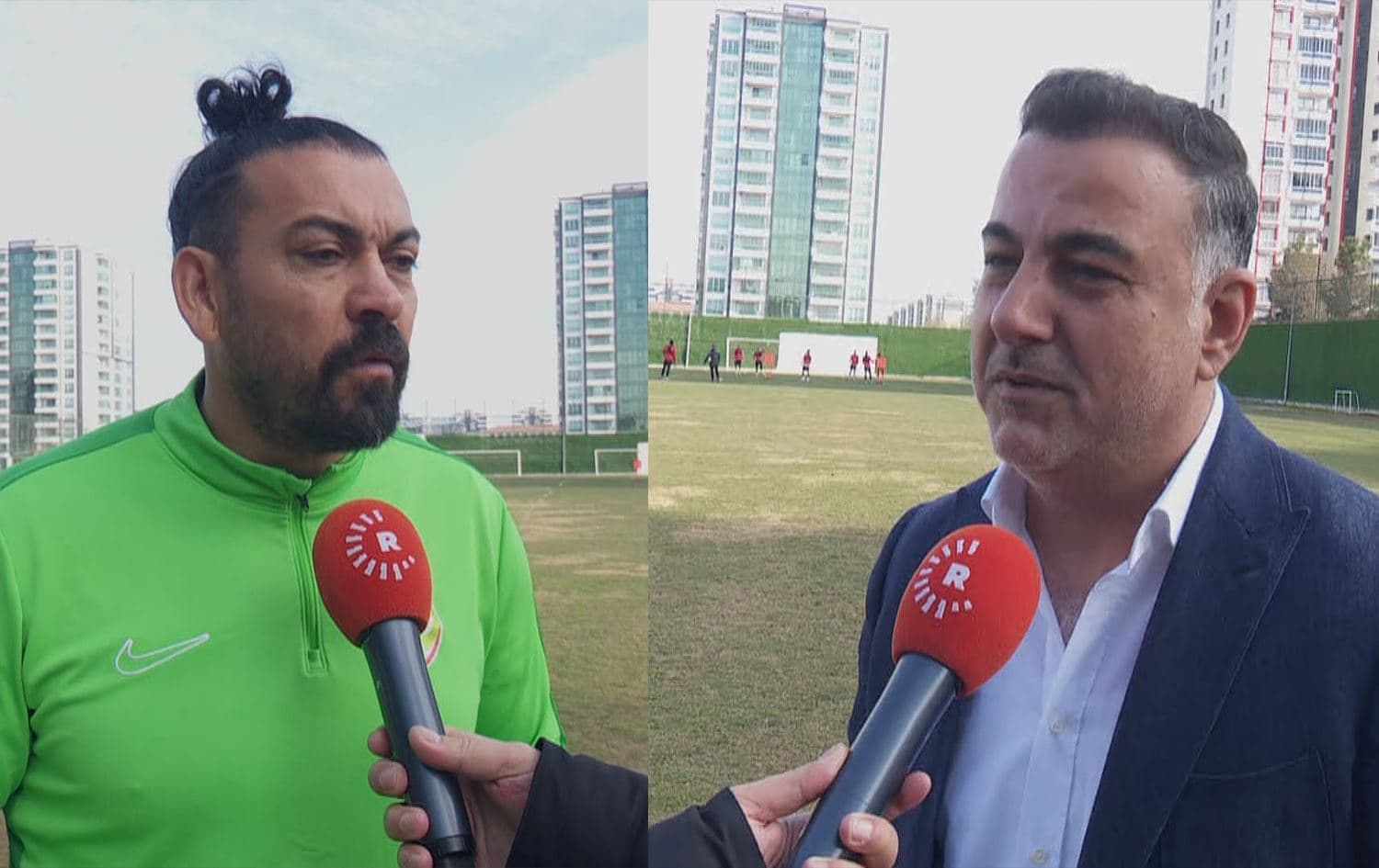Amedspor yöneticileri Rûdaw!a konuştu. / Foto: Rûdaw