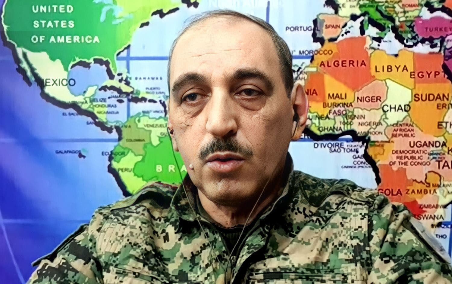 Mahmoud Habib, spokesperson for the Northern Democratic Forces on February 6, 2025. Photo: Rudaw