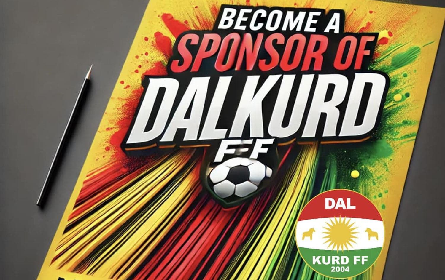 Kurdish football club Dalkurd invites people to sponsor the club in a January 20, 2025 Facebook post. Photo: DALkurd/Facebook