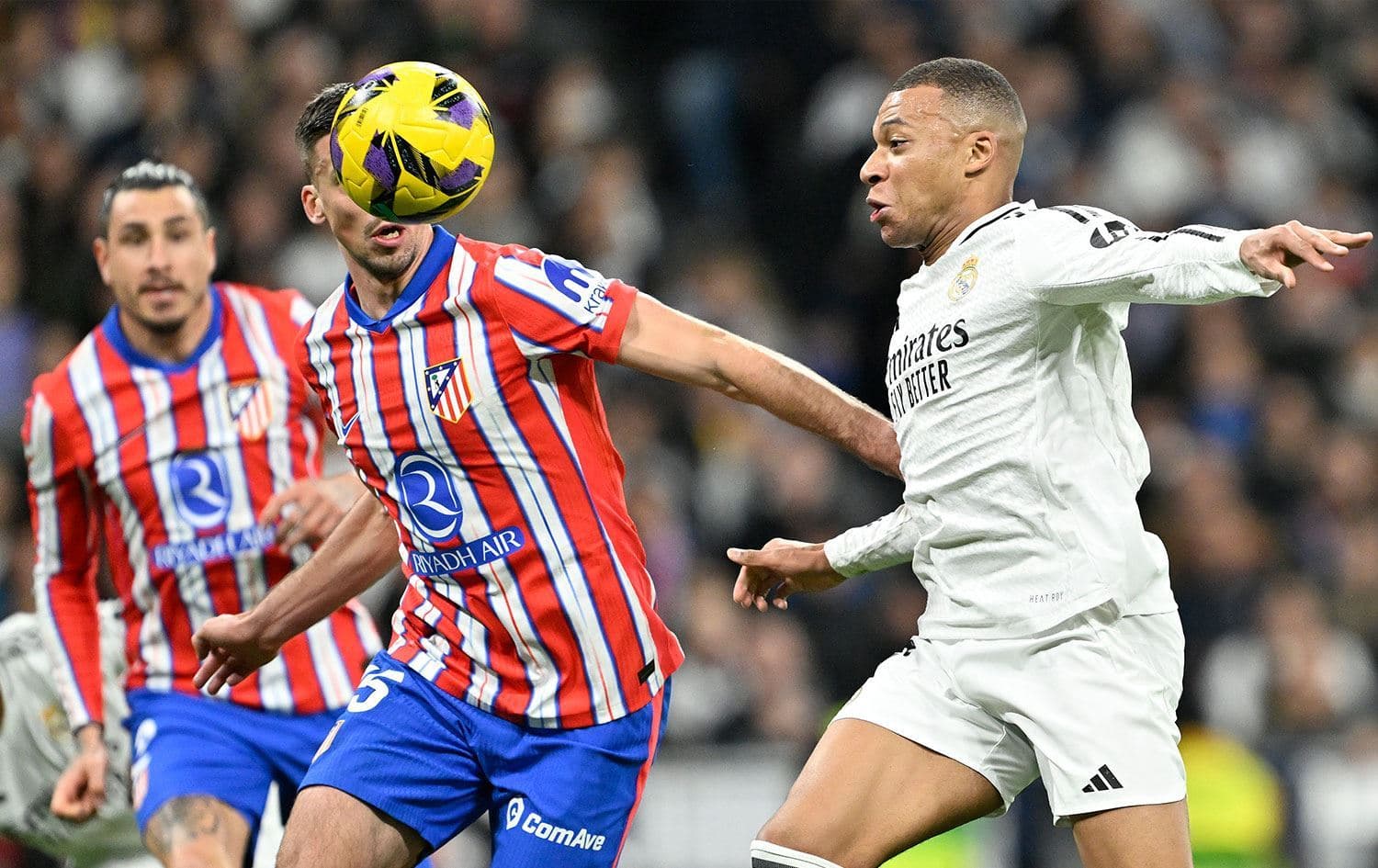 Lîstikvanên Atletico Madridê û Mbappe /Wêne: AA