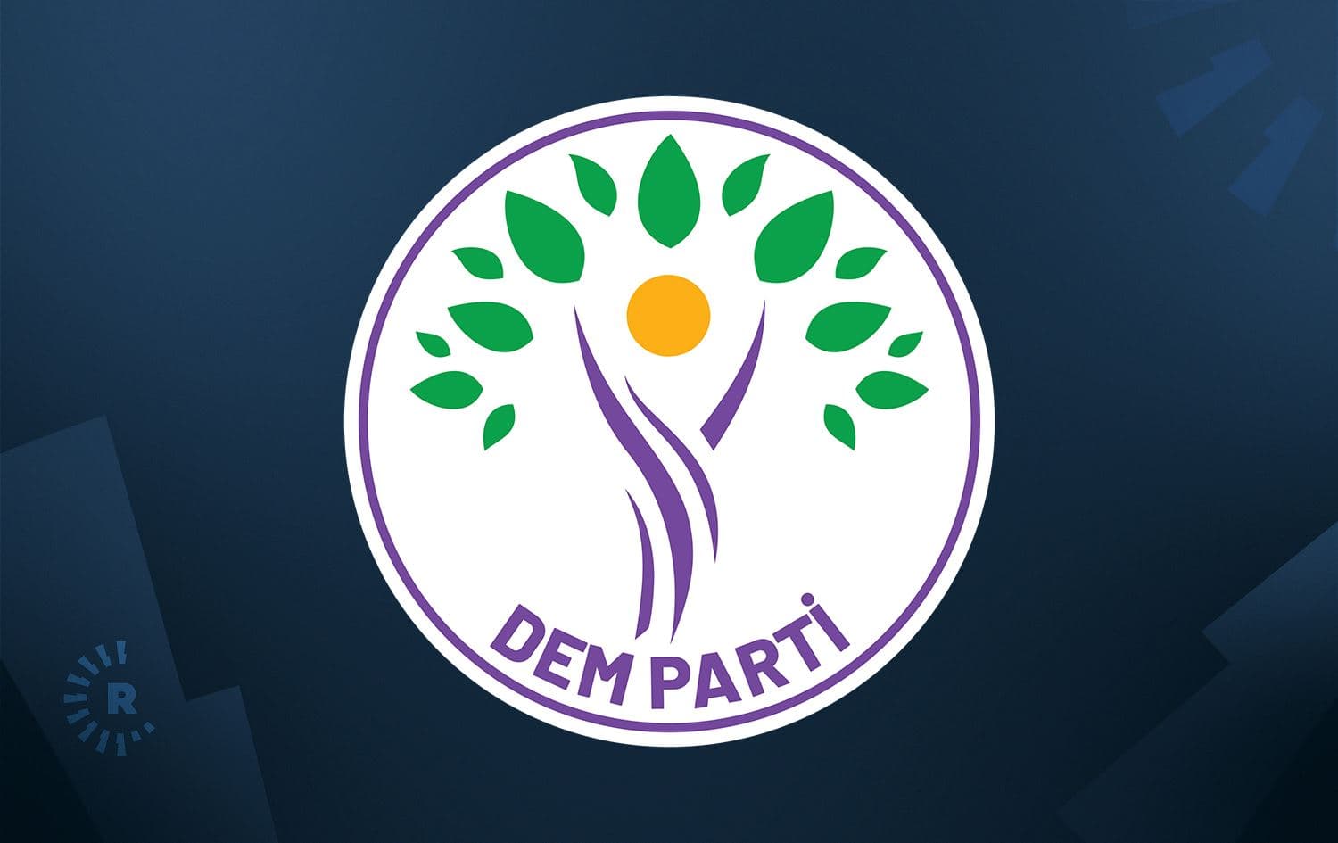 Logoya DEM Partiyê / Wêne: Rûdaw Grafîk