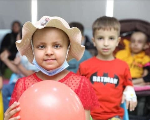 1,922 children were diagnosed with cancer in Iraq and the Kurdistan Region in 2023. Photo: Kurdistan Save the Children