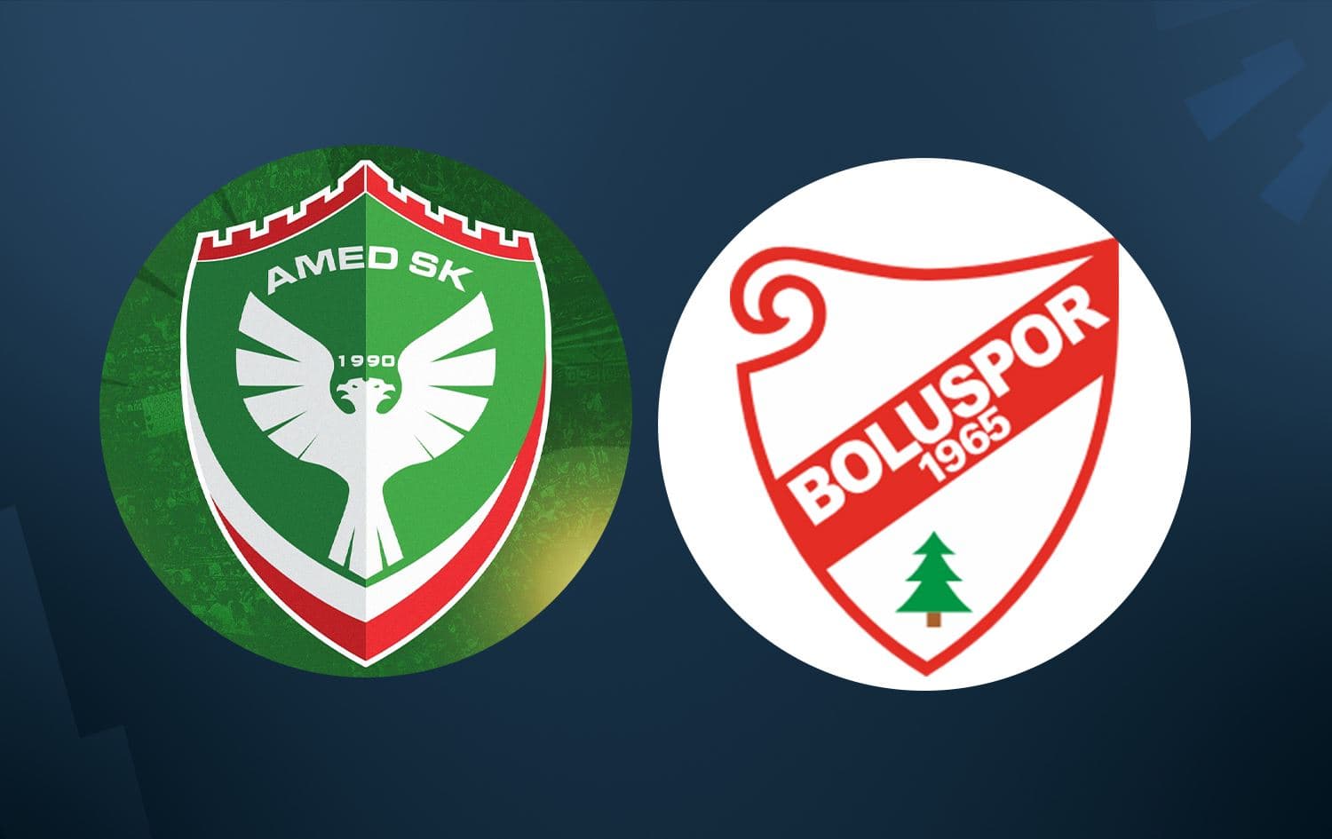 Logoyên Amedspor û Bolusporê / Wêne: Rûdaw Grafîk