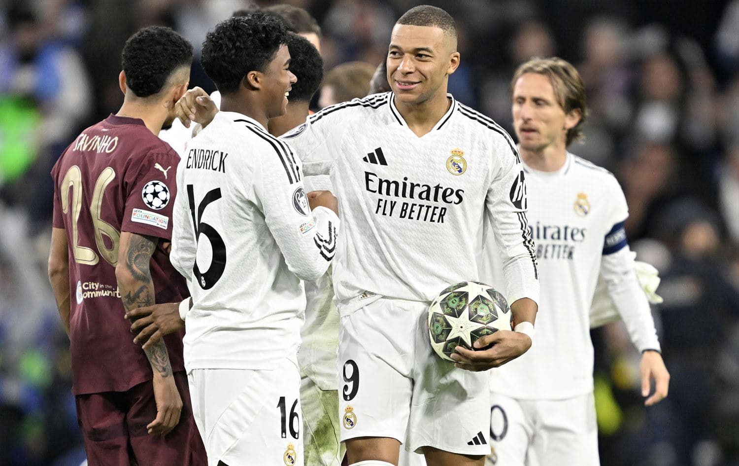 Real Madrid û Manchester City li Santiago Bernabeuyê hatin pêşberî hev / Wêne: AA