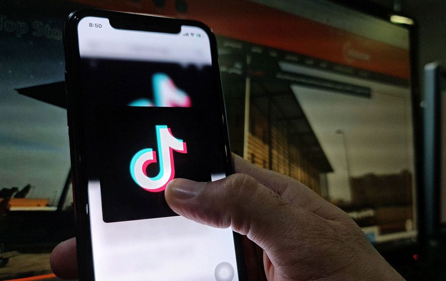 TikTok logo on a smartphone. Photo: file/Rudaw