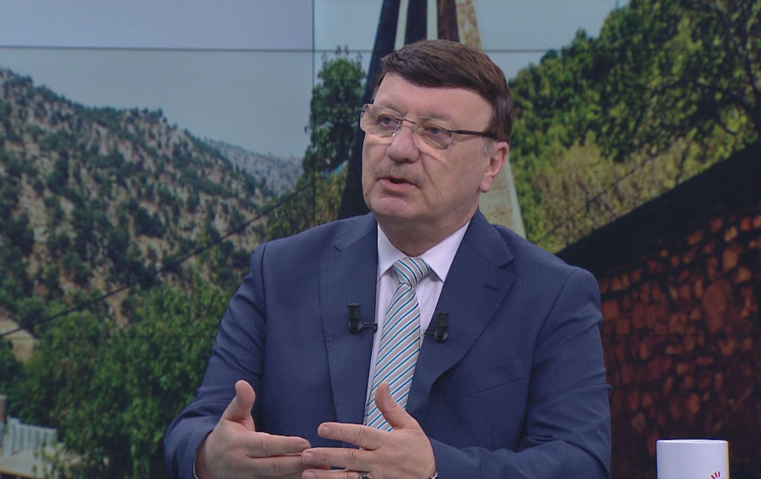 Khairi Bozani, advisor for Yazidi affairs to the Kurdistan Region Presidency speaks to Rudaw on February 22, 2025. Photo: Rudaw