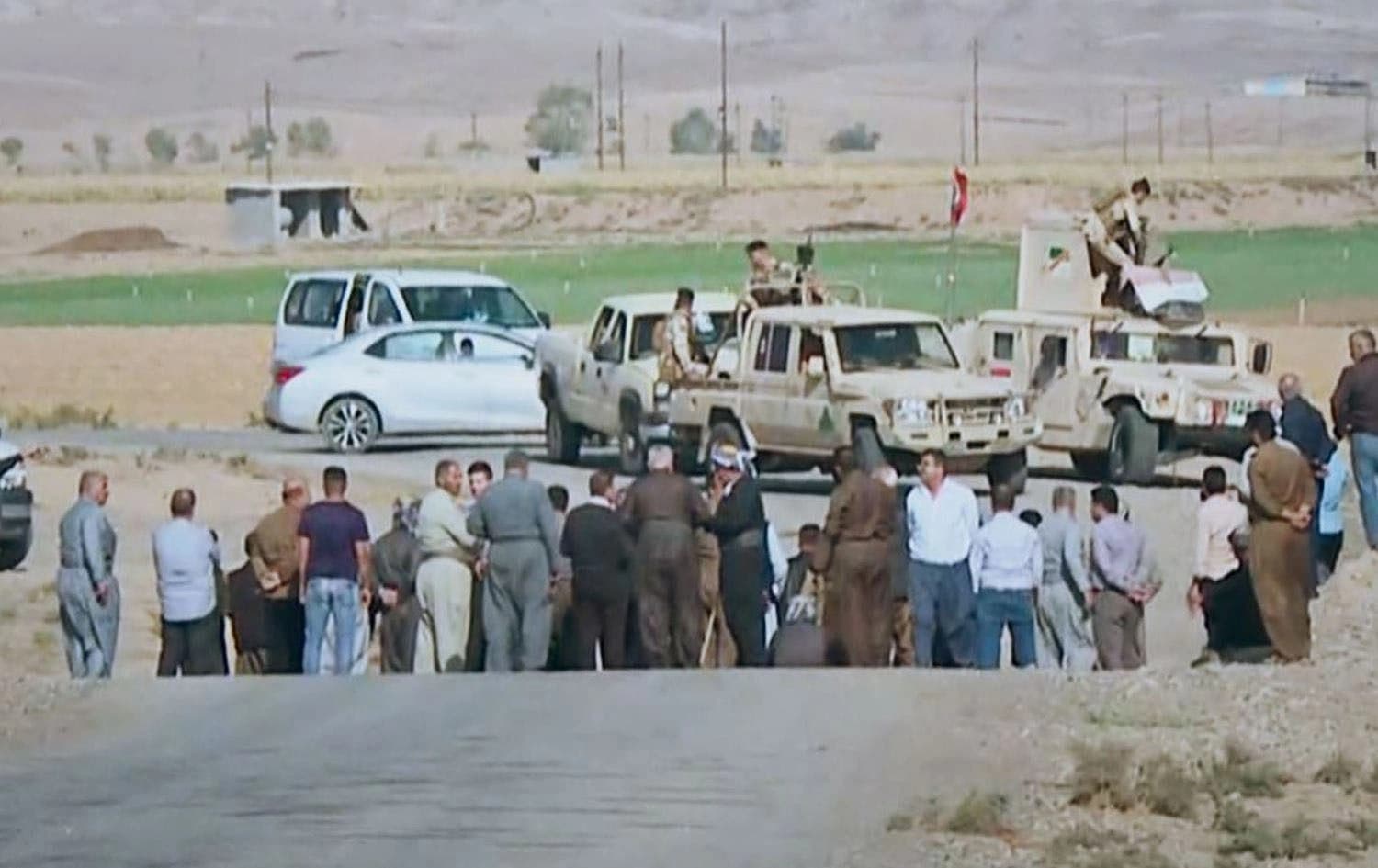 Iraqi army preventing Kurdish farmers in Sargaran subdistrict to farm their lands. Photo: Rudaw