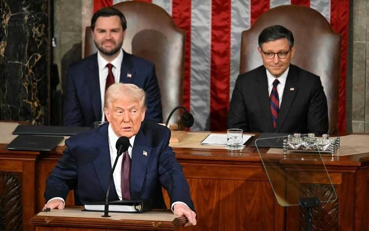 Trump kongrede konuştu