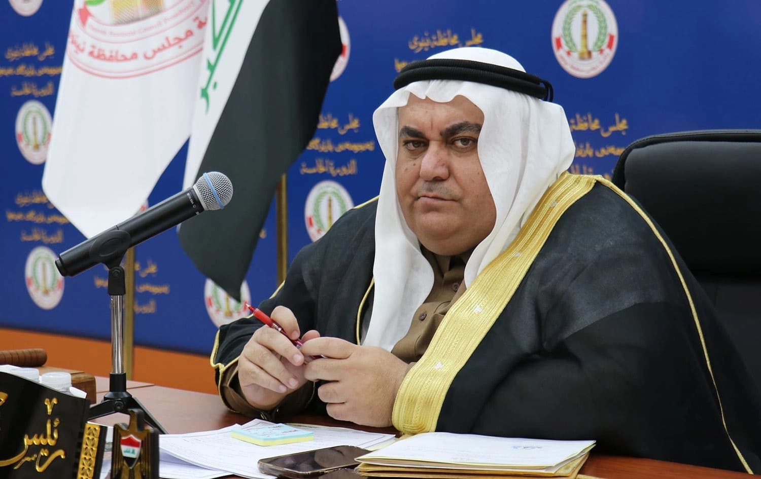 Ahmed al-Hasud, ousted head of Nineveh Provincial Council.