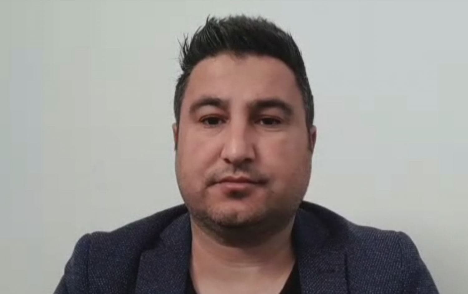 Aras Jumaa, media head of the northeast Syria (Rojava)-based Green Democratic Party, speaking to Rudaw on March 24, 2025. Photo: Rudaw