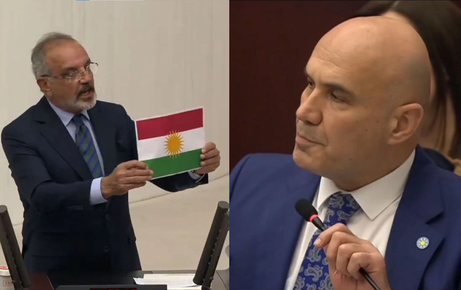 Sirri Sakik û Turan Çomez\ Wêne: Rûdaw Grafîk