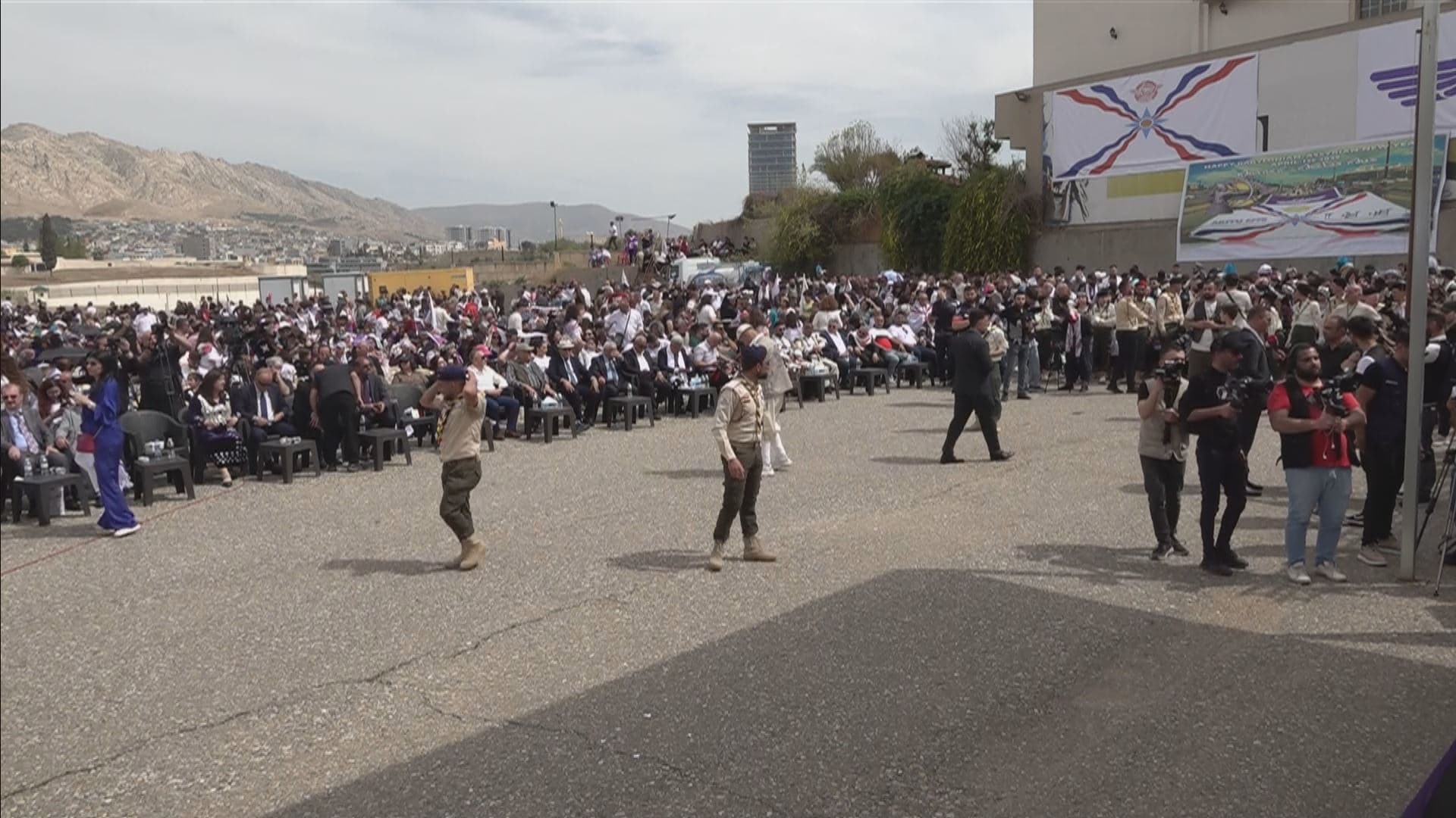 Akitu celebration in Duhok city on April 1, 2025. Photo: screengrab/Rudaw