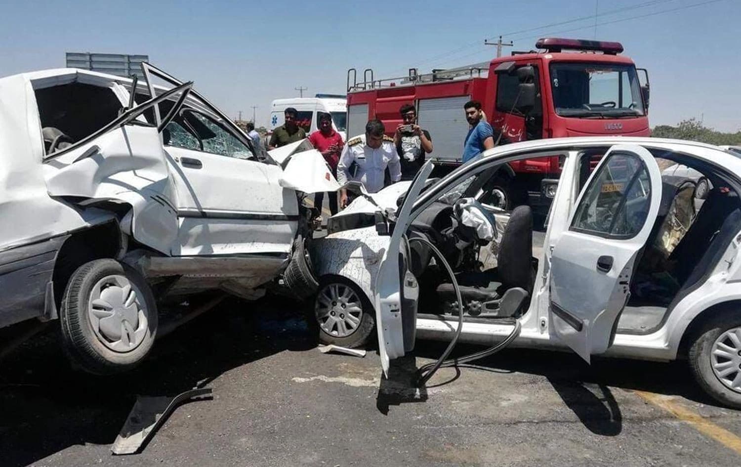 رووداوێکی هاتووچۆ لە ئێران.