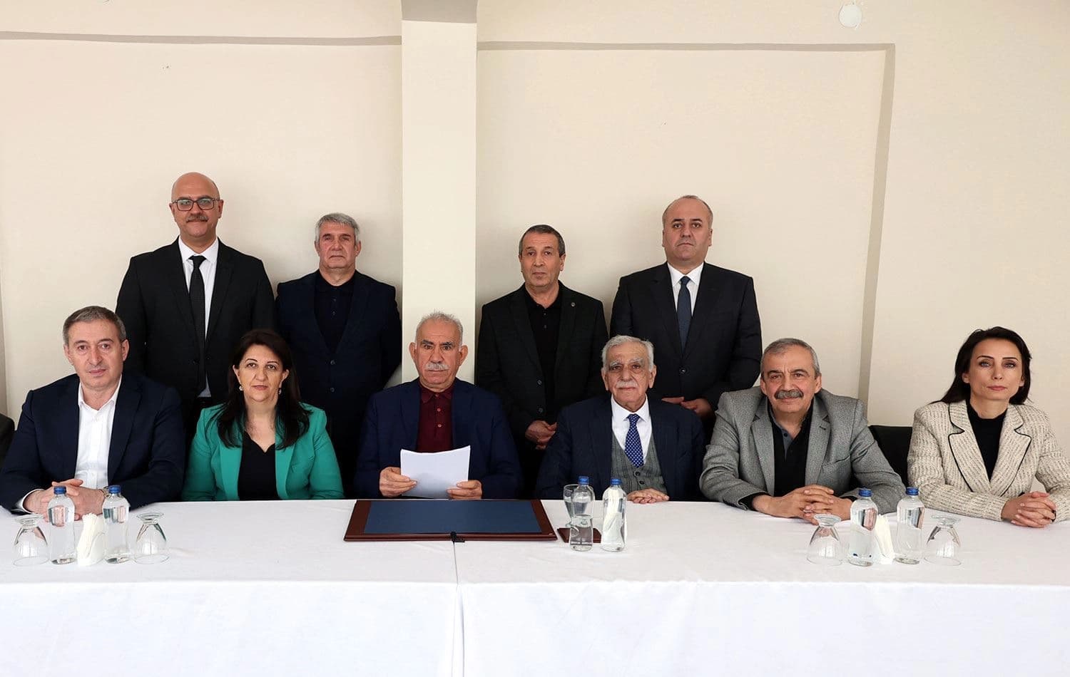 Heyeta Îmraliyê û Abdullah Ocalan Wêne: Arşîv