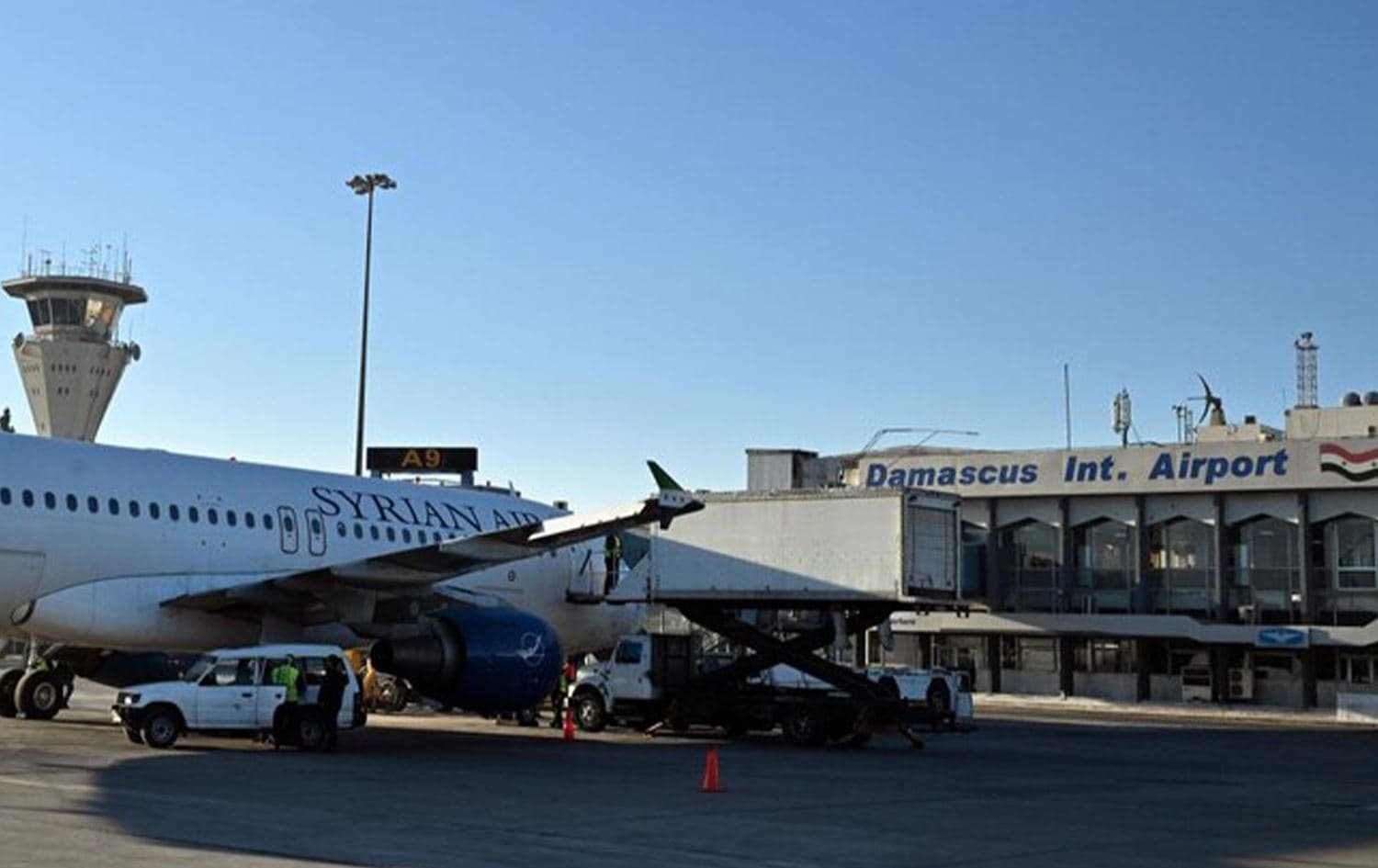Damascus international airport. File photo: AFP