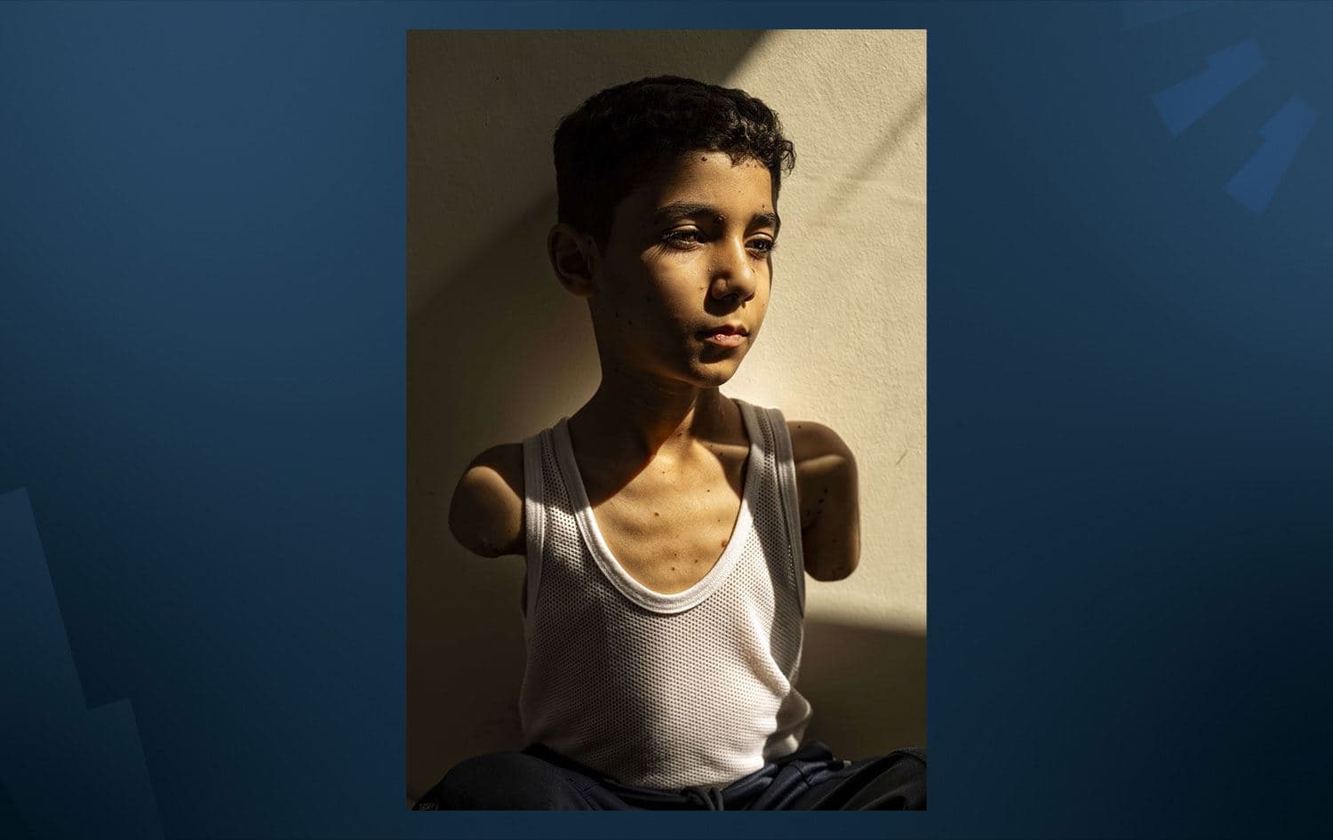 Mahmud Acur'un portresi / Foto: Samar Abu Elouf / New York Times