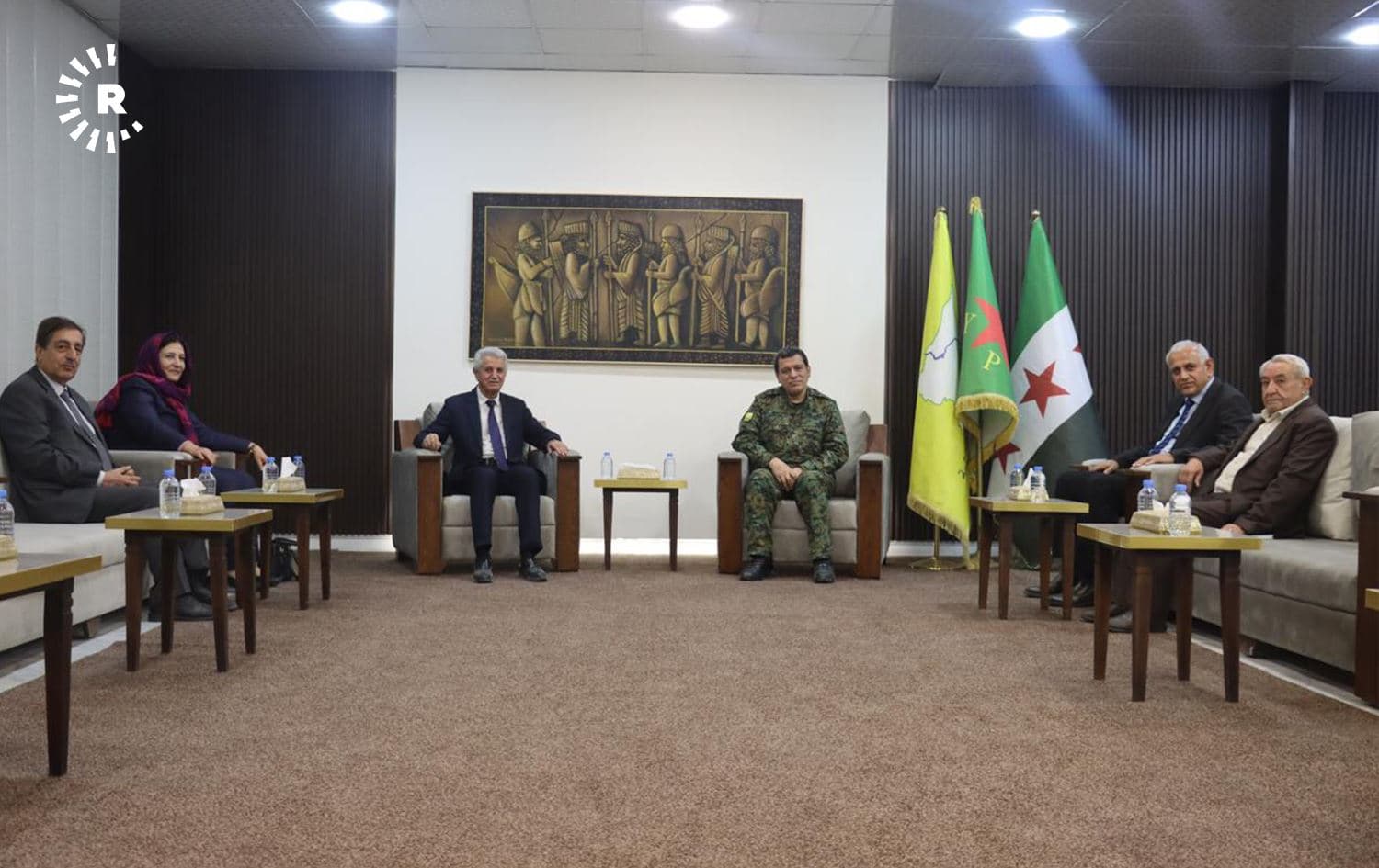 Hevdîtina Mezlûm Ebdî û Heyeta ENKSyê / Wêne: Taybet ji Rûdawê re hatine şandin