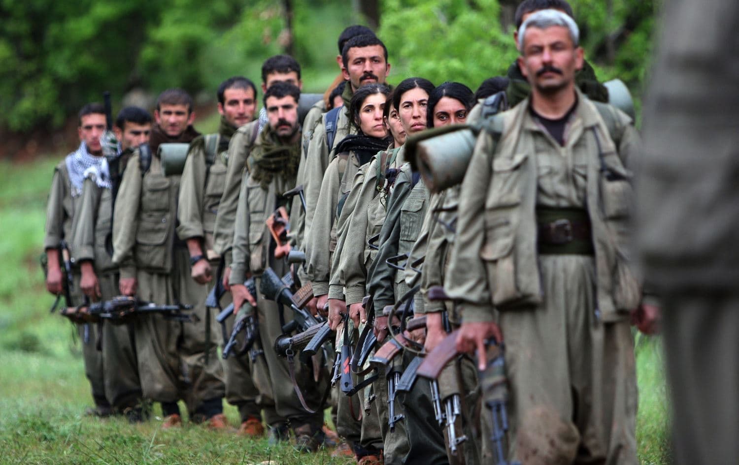 Gerîlayên Hêzên Parastina Gel (HPG) / Wêne: Rûdaw Grafîk