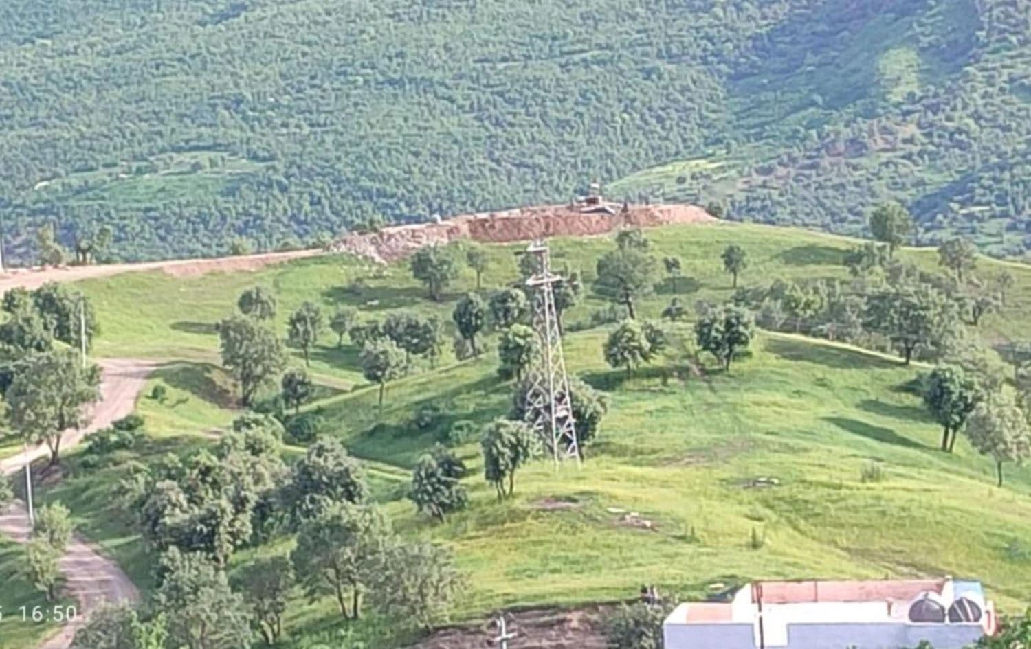 The area in Duhok province where a drone attack was carried against Peshmerga on April 28, 2025. Photo: Submitted