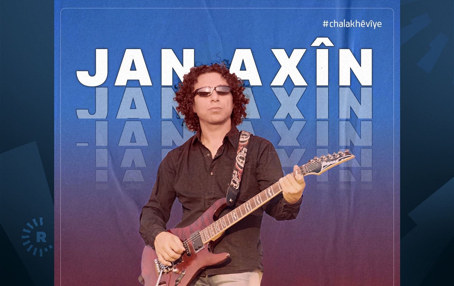 Afîşa konsera Jan Axîn / Wêne: Rûdaw Grafîk