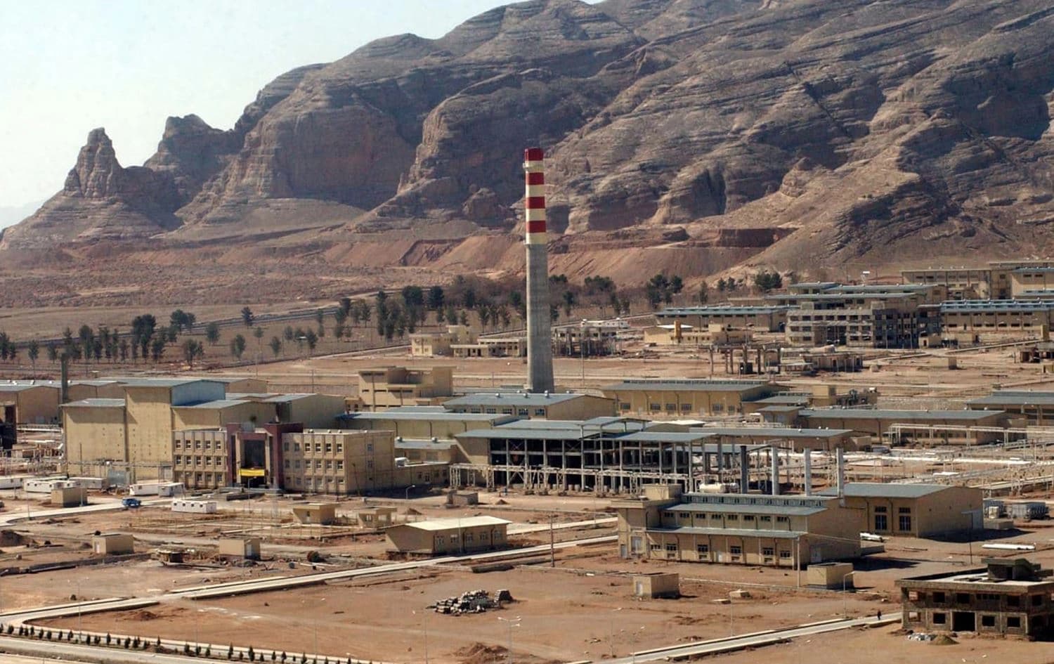 بنکەیەکی پیتاندنی یۆرانیۆم لە شاری ئەسفەهانی ئێران. وێنە: ئەرشیڤ