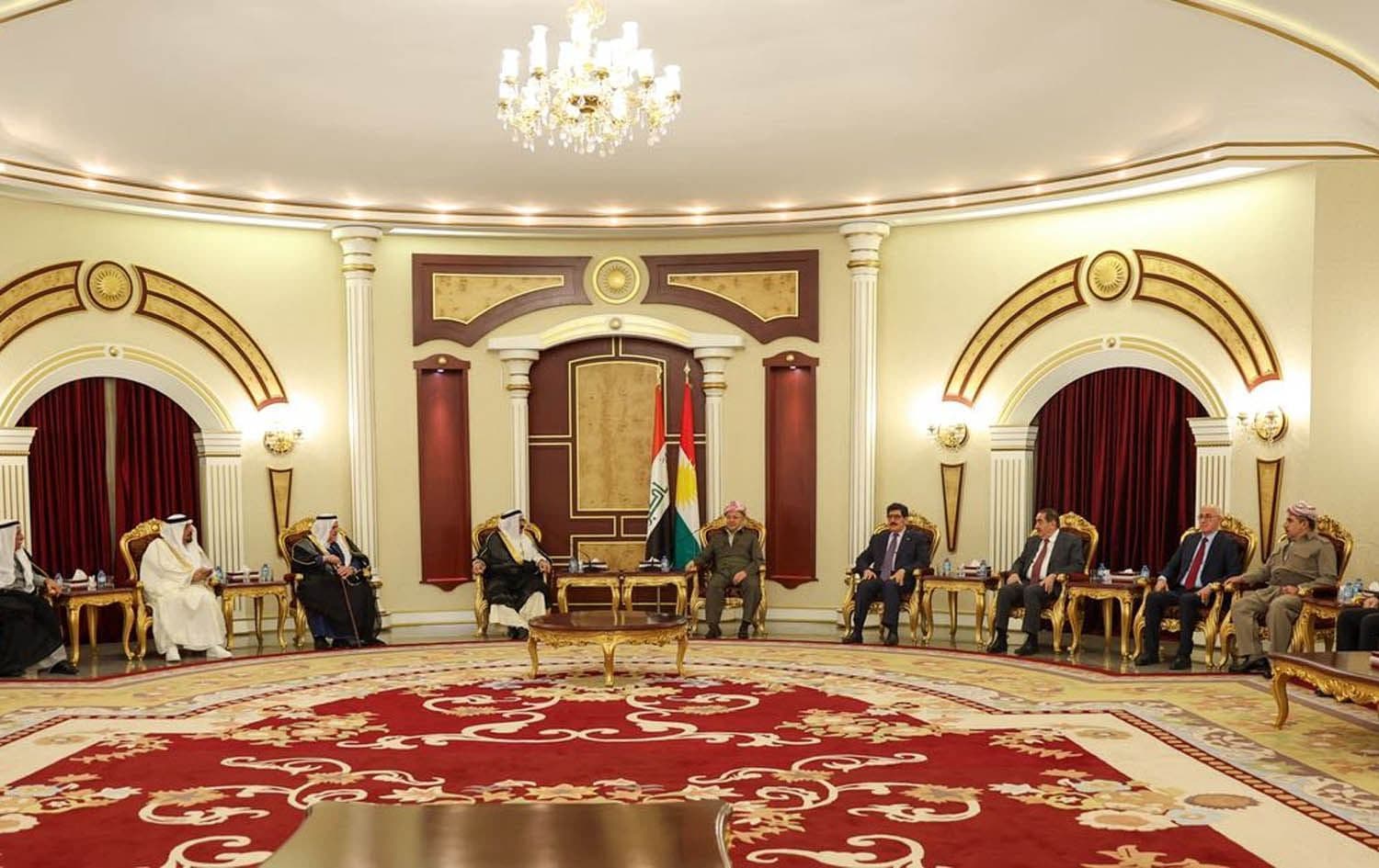 Foto: Başkan Barzani: Irak’taki sorunlar, ortaklık ve anayasa temelinde çözülmeli