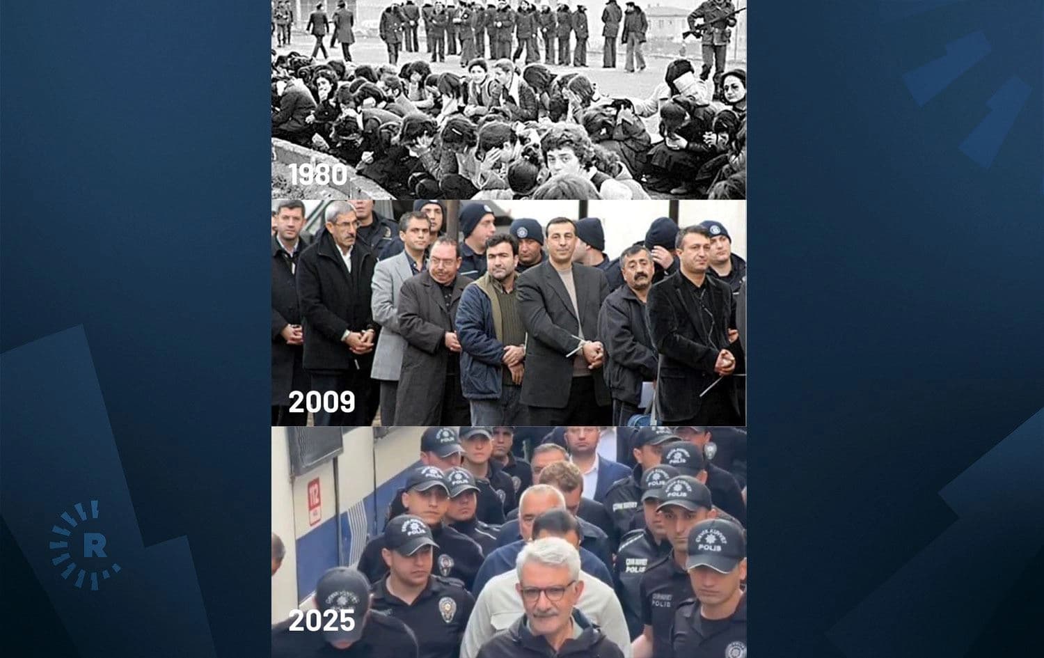 Bakırhan, CHP’li başkanların görüntüleri üzerinden hükümeti eleştirdi. / Foto: Sosyal medya