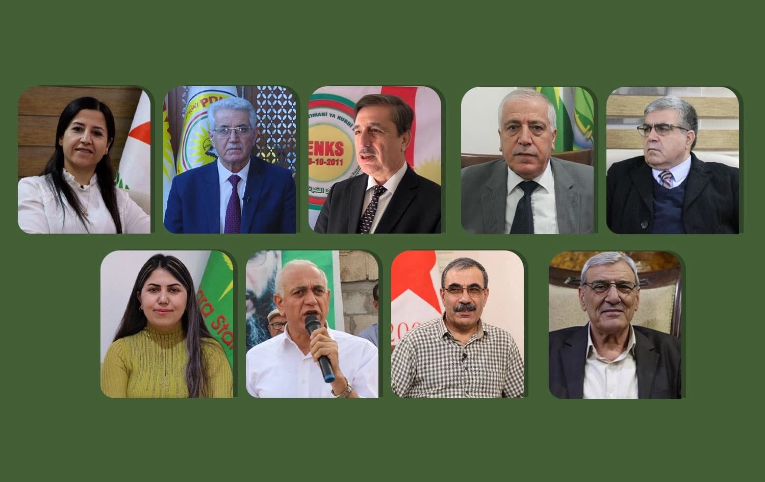 ئەندامانی شاندە هاوبەشەکە.