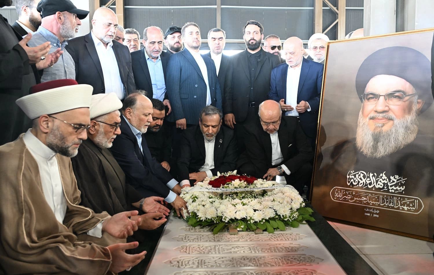 Erakçi, eski Hizbullah lideri Hasan Nasrallah'ın kabrini ziyaret etti / Fotoğraf: AA