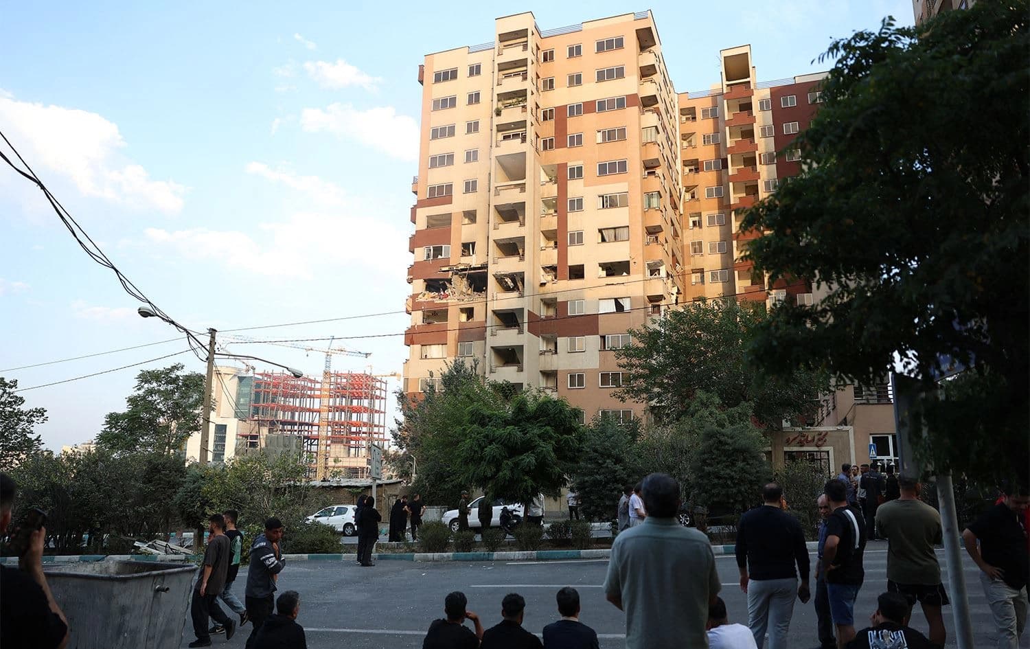 پاشماوەی بۆردوومانی ئیسرائیل بۆ سەر تاران. وێنە: AFP