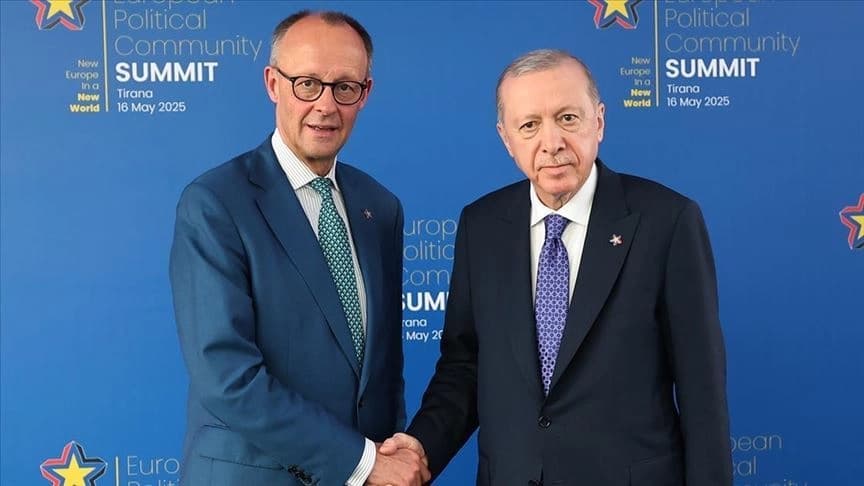 Türkiye Cumhurbaşkanı Recep Tayyip Erdoğan, Almanya Başbakanı Friedrich Merz ile bir telefon görüşmesi gerçekleştirdi