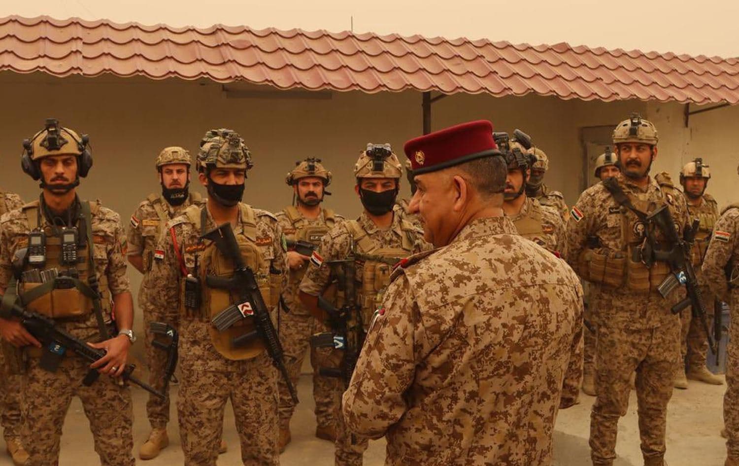 Iraqi security forces pictured in Tarmiyah district, north of Baghdad on May 5, 2025. Photo: Iraqi MoD