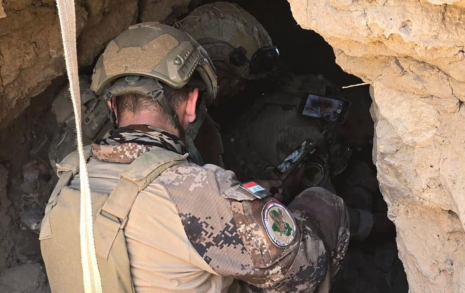 Iraq’s Counter-Terrorism Service during an operation in Kirkuk province on June 30, 2025. Photo: ICTS