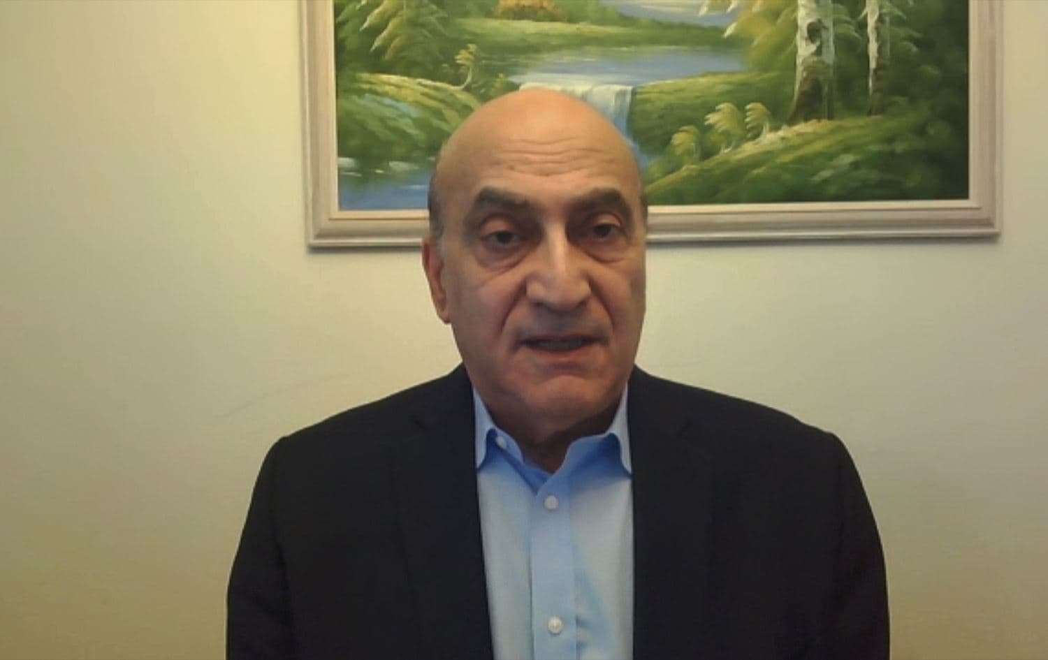 Walid Phares, a former advisor to US President Donald Trump and an American-Lebanese conservative pundit, speaking to Rudaw on July 12, 2025. Photo: Rudaw