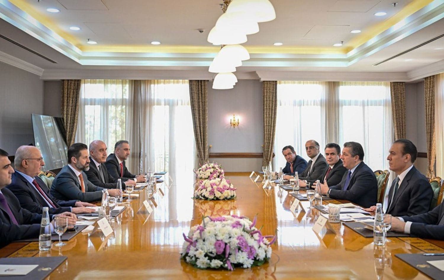 A special meeting of the Kurdistan Regional Government’s (KRG) Council of Ministers in Erbil on July 13, 2025. Photo: Rudaw