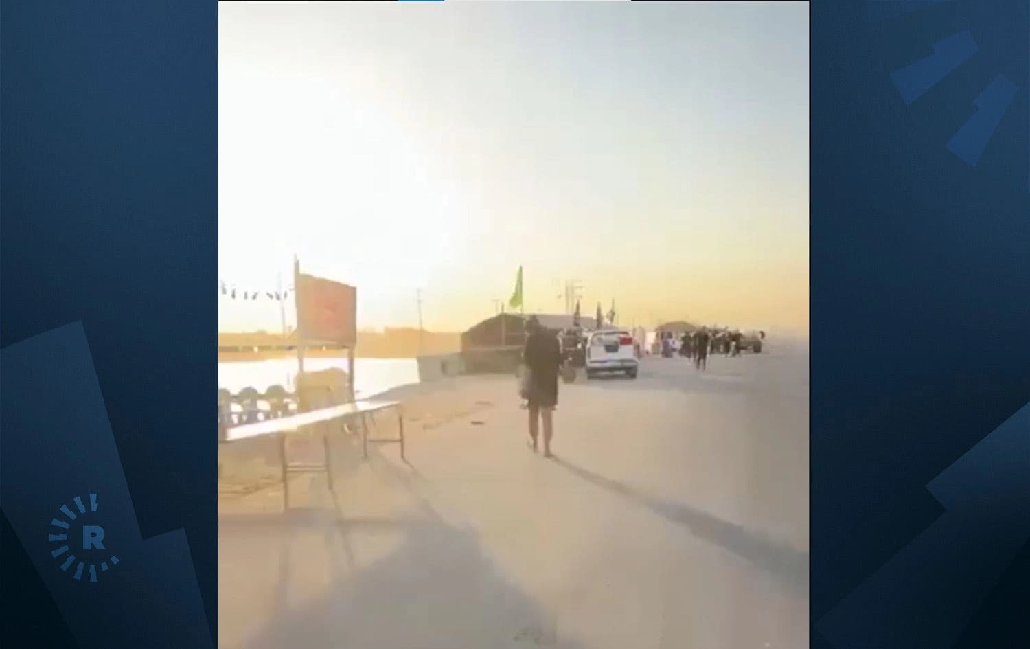 دیمەنێکی شوێنی رووداوەکە