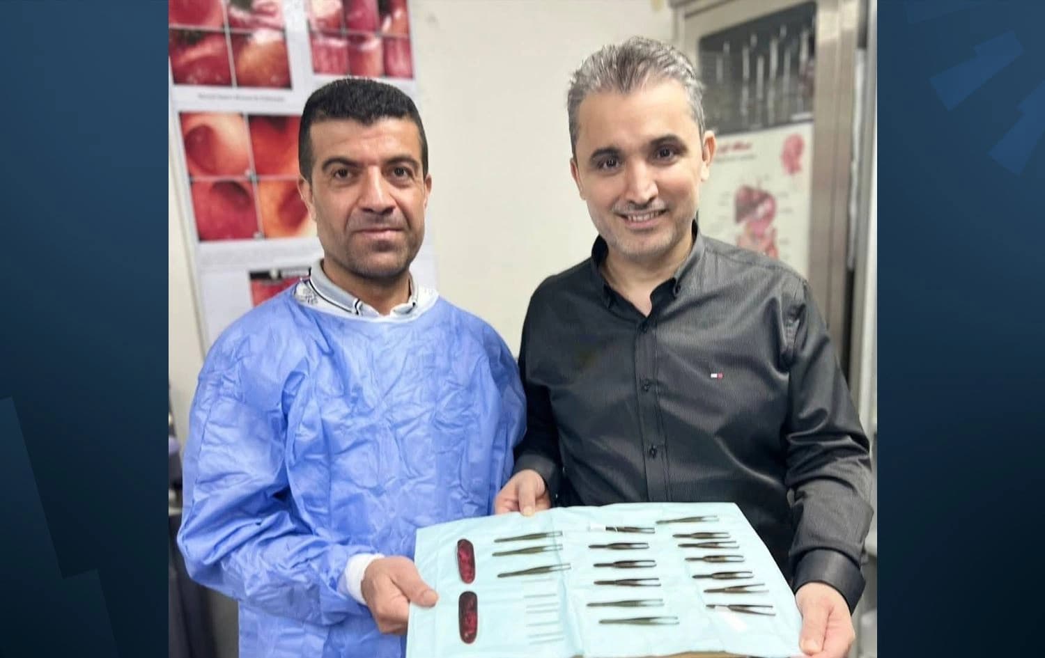 Nexweş û bijîşk /Wêne: Nexweşxaneya Perwerde û Lêkolînê ya Silêmaniyê