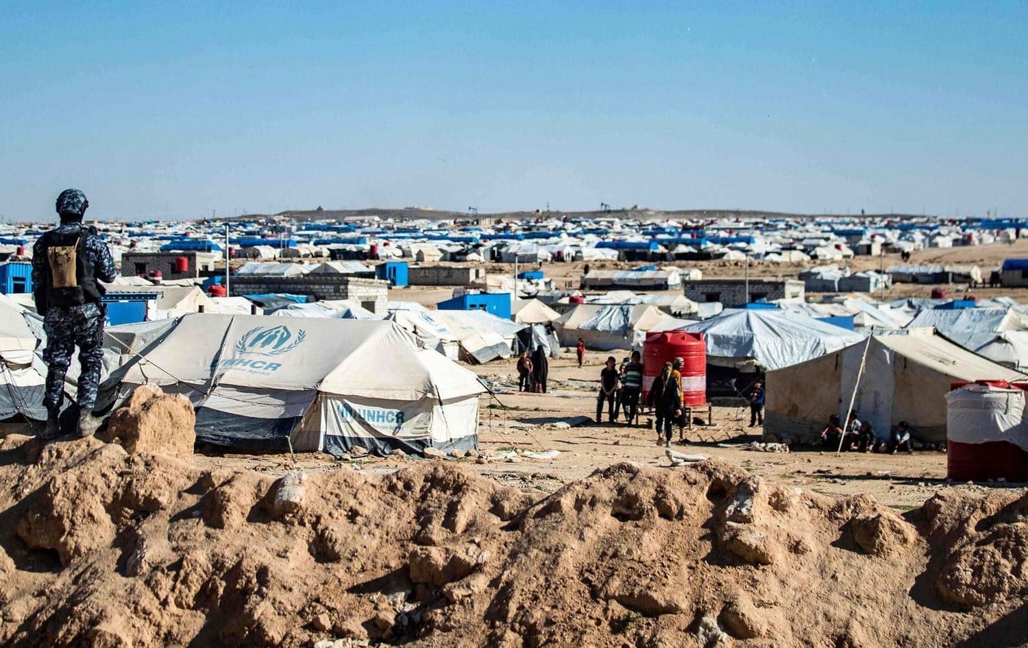 Al-Hol camp in northeast Syria (Rojava). Photo: file/AFP