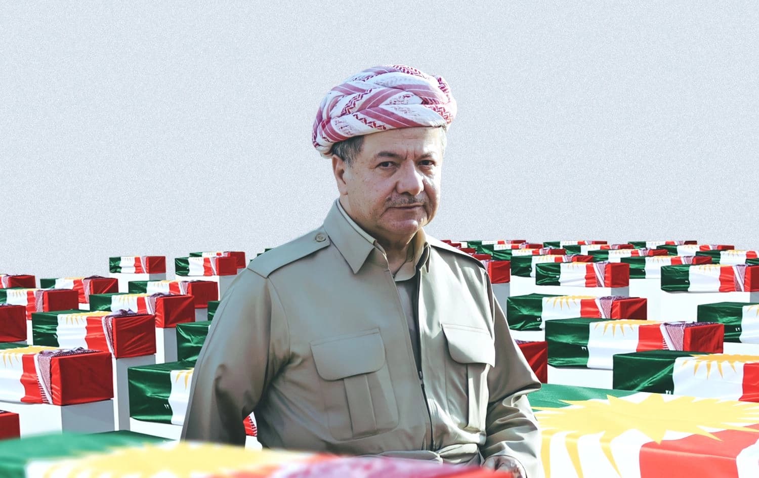 Serok Mesûd Barzanî /Wêne: Rûdaw Grafîk