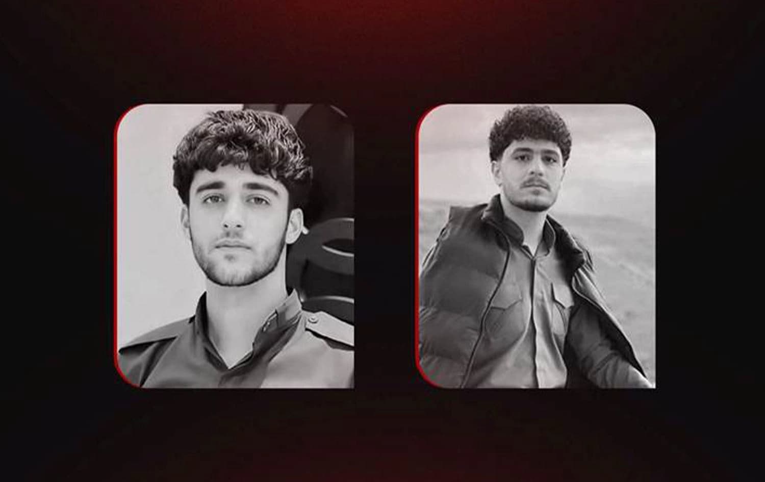 The two individuals who were shot dead at Kurdistan Region's Halabja province on August 5, 2025. Photo: Submitted