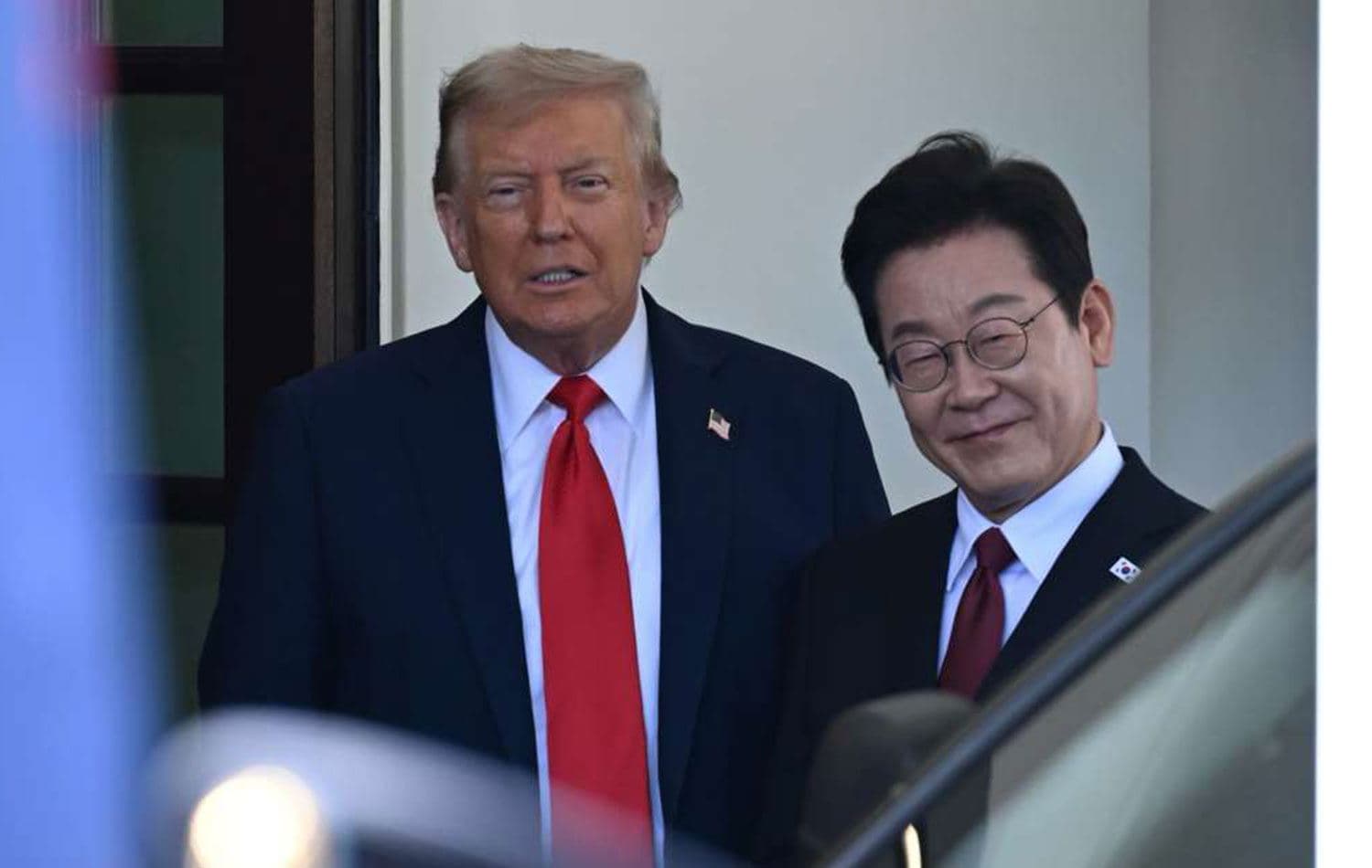 Güney Kore Devlet Başkanı Lee Jae Myung, Washington ziyareti kapsamında ABD Başkanı Donald Trump tarafından karşılandı. / AA