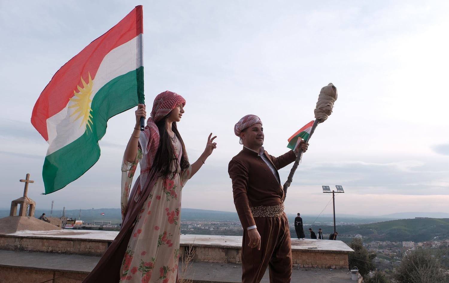 Kurds dressed in traditional clothing in March 2022. Rudaw file photo