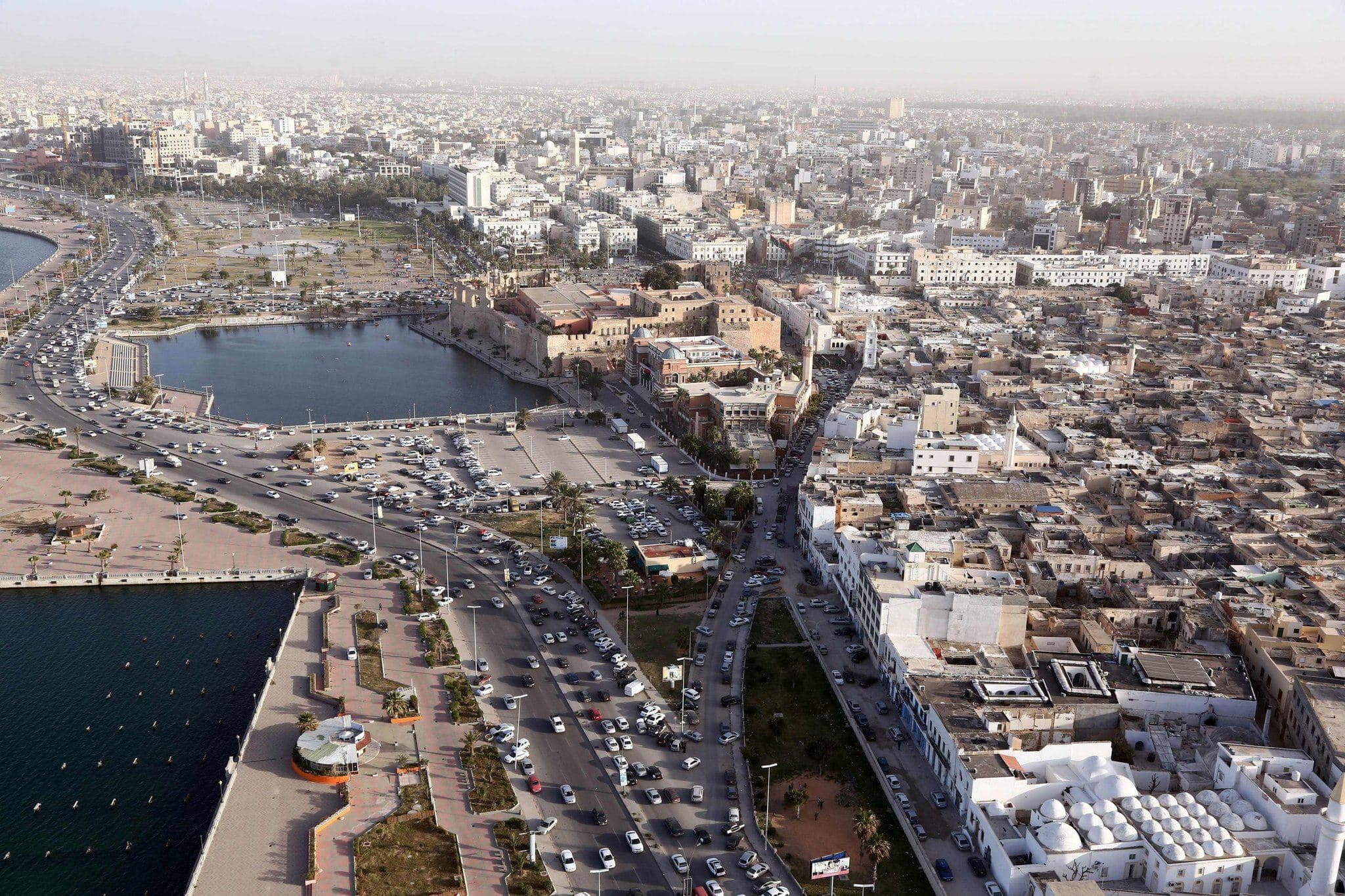 An aerial view of Tripoli city, Lebanon. Photo: AFP