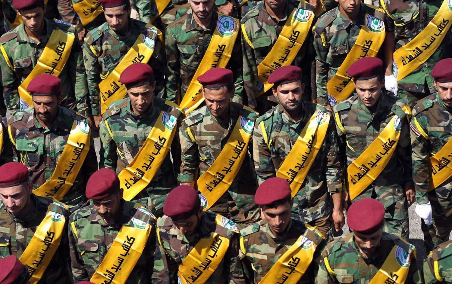 Iran-backed Kataib Sayyid al-Shuhada fighters in Iraq. Photo: PMF