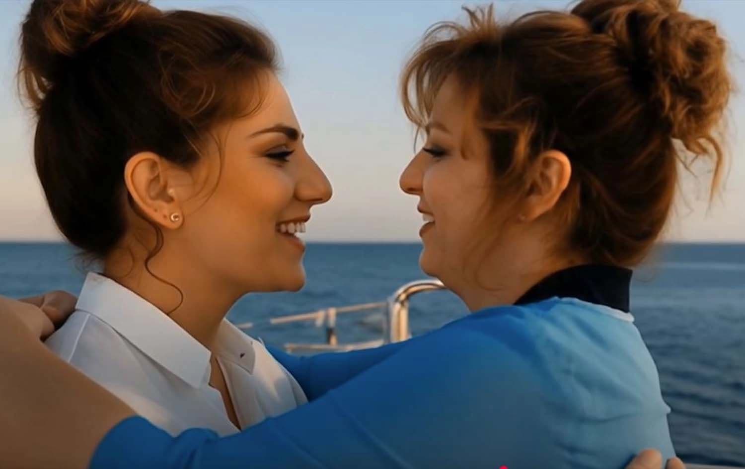 مەرزیە فەریقی و لەیلا فەریقی لە بەرهەمی (مەرزییە بۆ لەیلا)