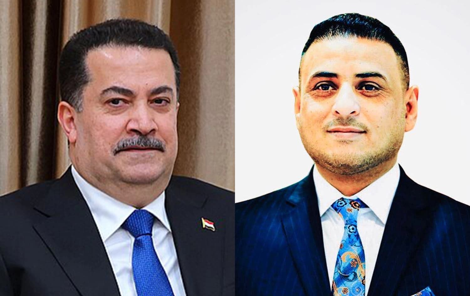 محەممەد جەمیل مەیاحی، پارێزگاری پێشووی واست و محەممەد شیاع سوودانی، سەرۆکوەزیرانی عێراق