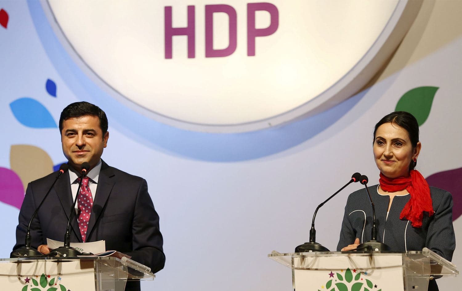Selahattîn Demêrtaş û Fîgeh Yuksekdag /Wêne: Arşîv