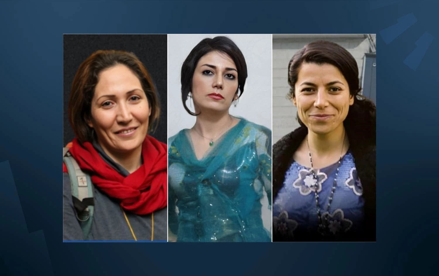 Pexşan Ezîzî, Şerîfe Mihemedî û Werişe Muradî\ Wêne: Arşîv